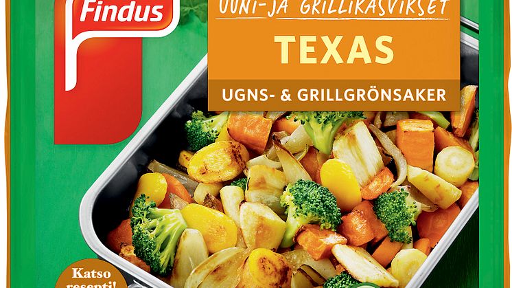 Uuni- ja grillikasvikset Texas 500g