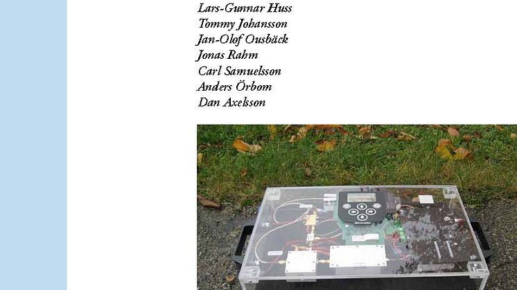 SVU-rapport 2013-02: Ny metod för läcksökning (Rörnät)