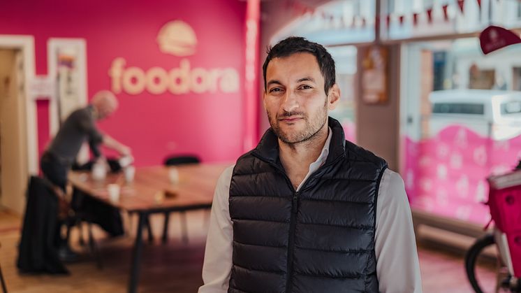 Prashant Søegaard, administrerende direktør i foodora