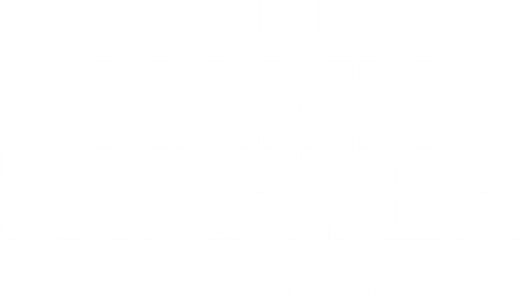 Stockholms Hamnkvarter Logotyp Sekundär Vit