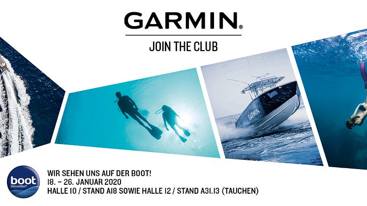 Garmin auf der BOOT 2020 