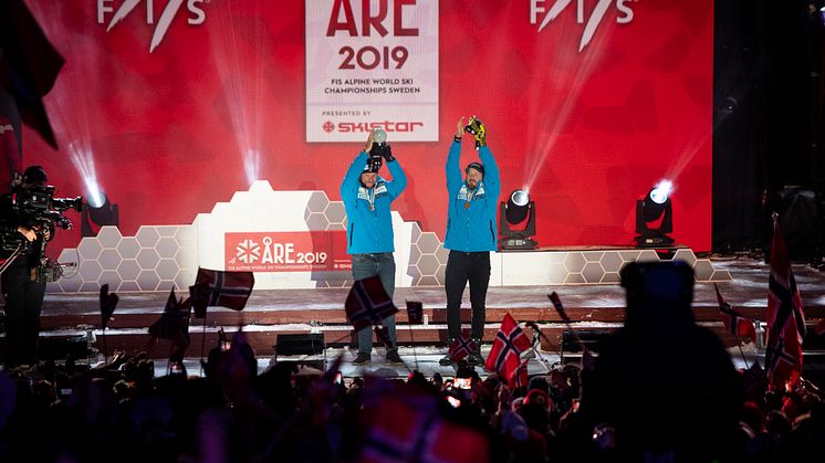 Åre VM_190209_medaljer Norge