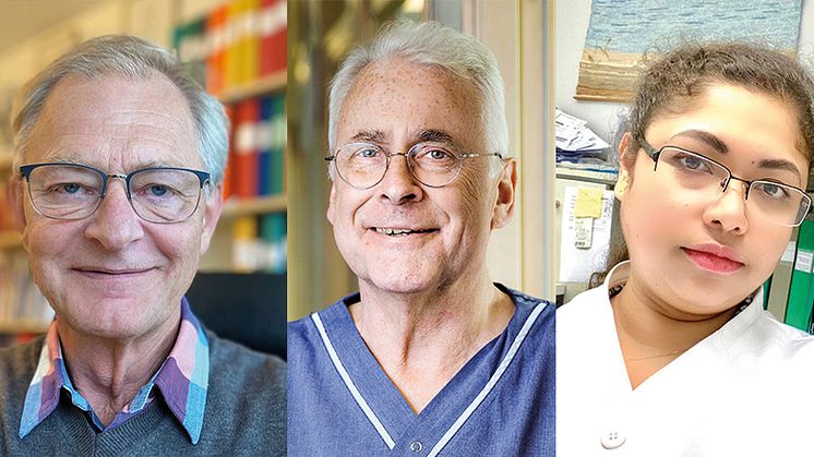 Mats Rudling, Bo Angelin och Moumita Ghosh Laskar
