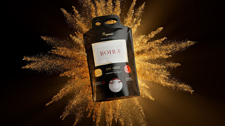 20-årsjubileum för Boira' Organic Sangiovese - nu som 1,5 liter pouch!