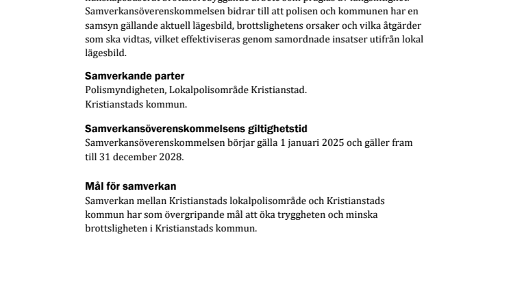 Samverkansöverenskommelse Kristianstads kommun och Polisen 2025-2028.pdf