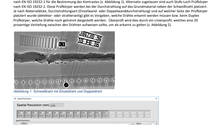 PRÜFUNG NACH DIN ISO EN 17636-2