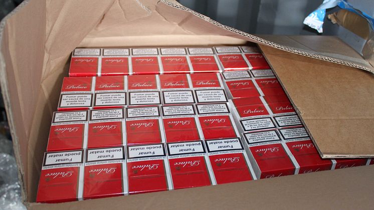 Op Incuse Palace cigarettes seized by HMRC 2