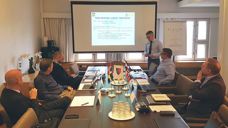 Nordisk Officers Alliance (NOA) Chairman discuss NOA Seminar topics