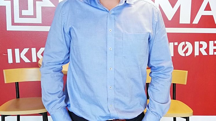Caspar Bladt (31) er ny direktør for Bygma Jelling 