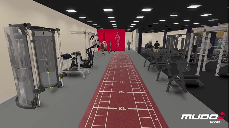 MUDO Gym Lillestrøm fly-through