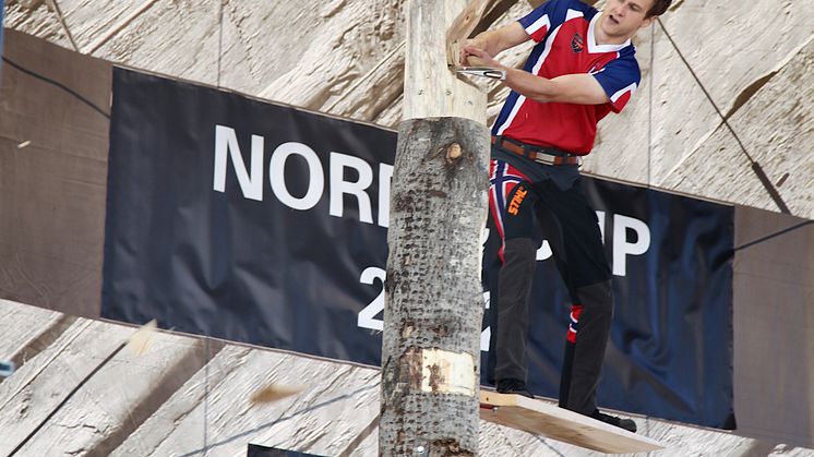 Tøft for nordmennene under Nordic-cup, TIMBERSPORTS® i Hamar