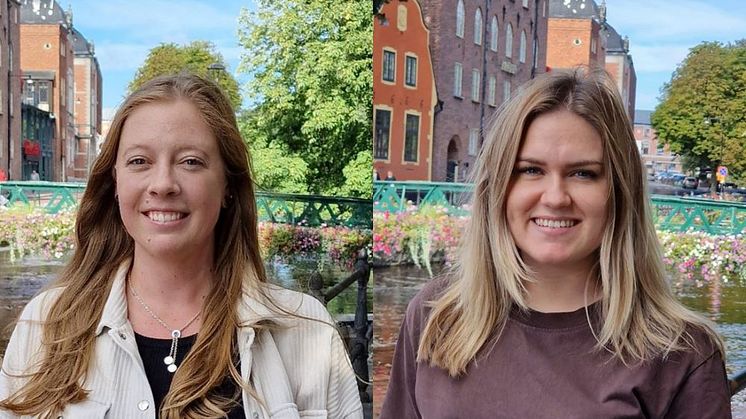 Från vänster: Jenny Frank och Moa Lorin.