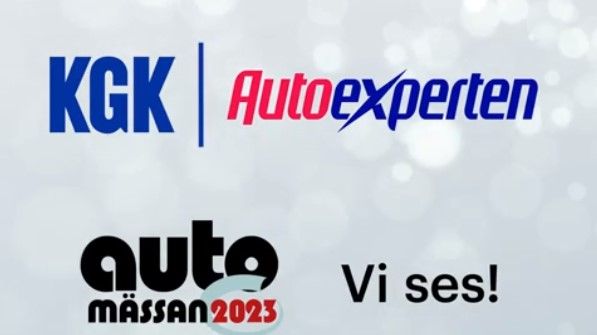 KGK och Autoexperten gör gemensam sak på Automässan 2023