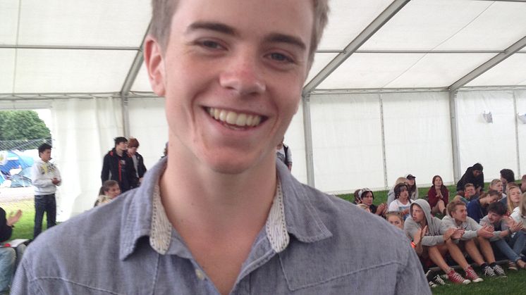 Ludvig, 17, vann publikens hjärtan på Peace & Love