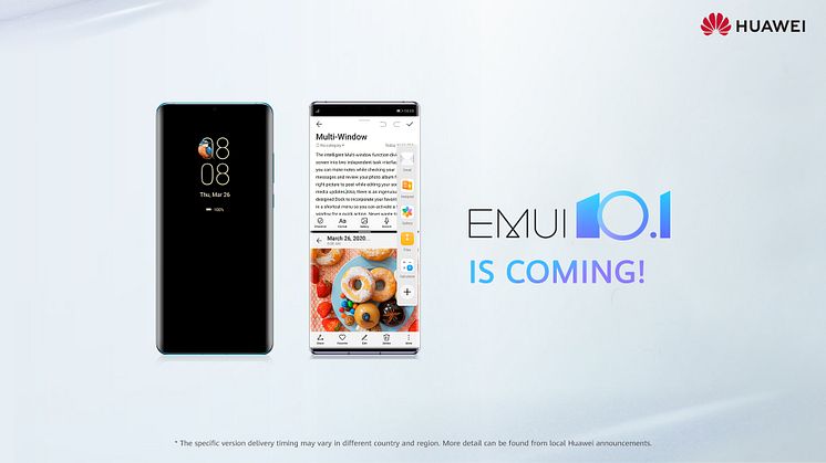 Huawei börjar rulla ut EMUI 10.1 i sommar