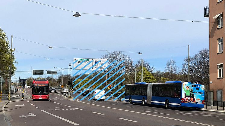 Nu stängs två av fyra körfält av när Stockholms stad arbetar med Västerbrons östra, och därefter västra, sida. 