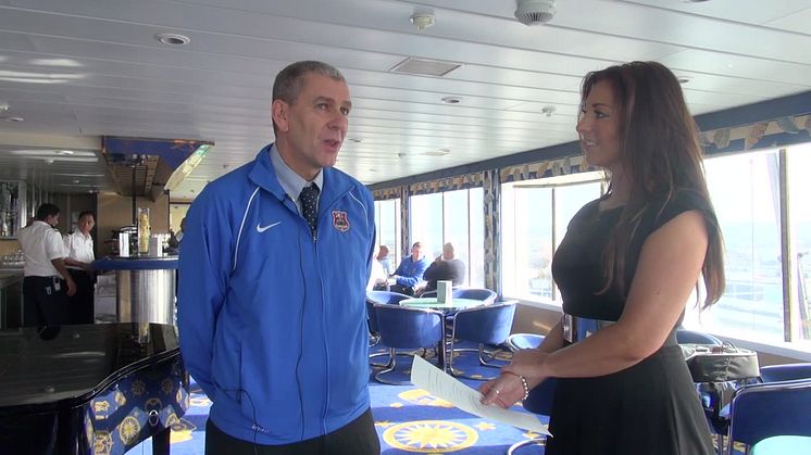Fred. Olsen Cruise Lines and the Suffolk Football Association host a successful game of Walking Football at sea – for the first time ever!