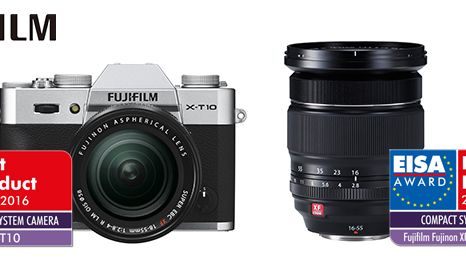 FUJIFILM dubbelt prisbelönade av EISA!