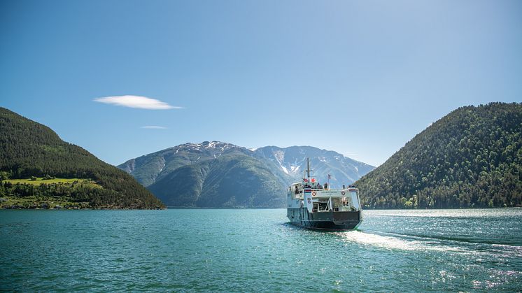 Sesongstart for fjordcruise på Sognefjorden den 15. juni
