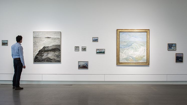 Installationsbild Evert Lundqvist och Ebba Reutercrona
