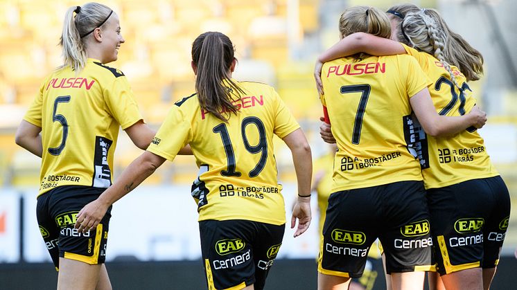 Bostäder hejar lite extra på IF Elfsborgs damlag