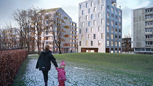 Sex nya bostadshus och mer liv vid LTH