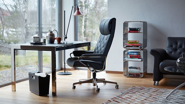 Stressless Metro Office_Paloma Metal Grey