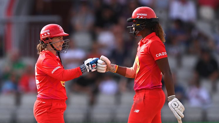 Tammy Beaumont and Hayley Matthews Welsh Fire Retained