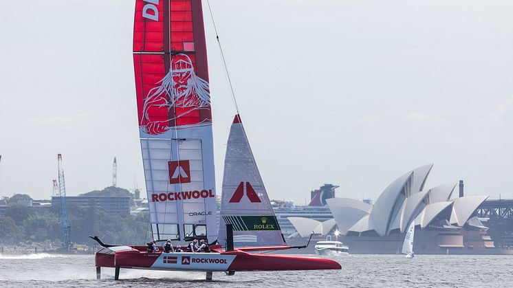 Holger Danske er med det danske SailGP-hold, når starten går i Sydney den 28. februar