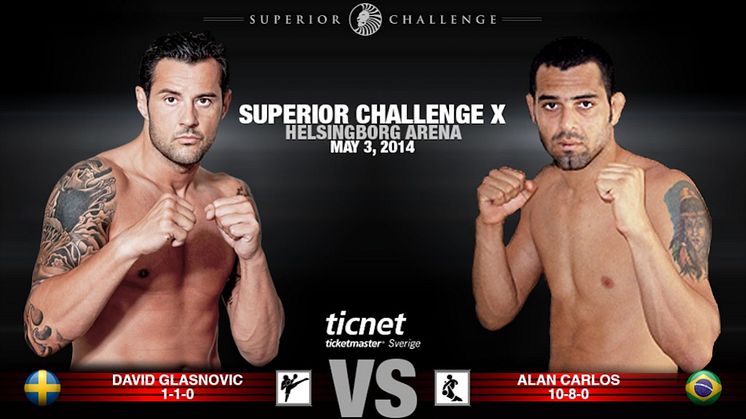 Glasnovic möter Carlos i Superior Challenge X Helsingborg
