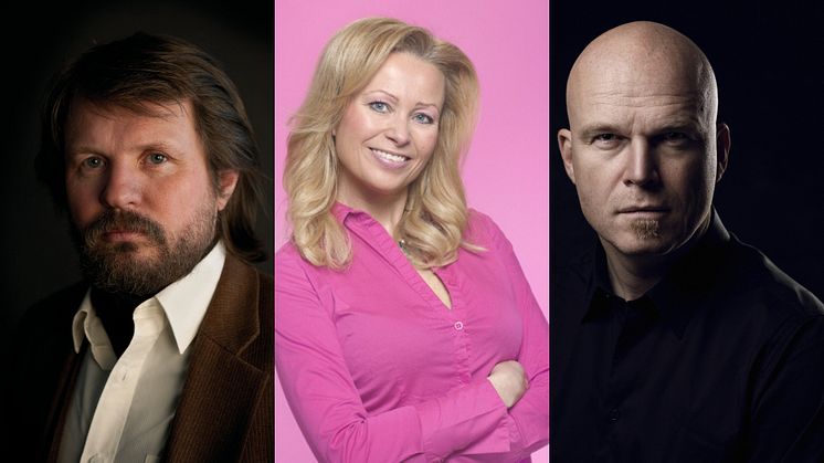 Tilbake til røttene: Tom Egeland (t.v) begynte sin forfatter-karriere med en grøsserroman. Nå skriver han grøss for de unge. 