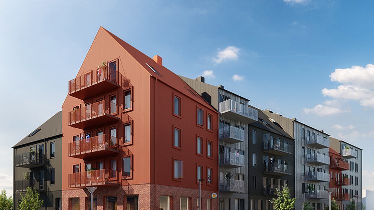 Byggstart för Brf Honungskupan i Sigtuna den 7 oktober. 