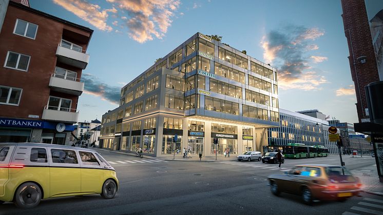 Kungspassagen - ett utomhuskontor med utsikt mot domkyrkan och slottet