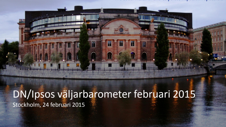 DN/Ipsos väljarbarometer februari: stabilt rödgrönt övertag
