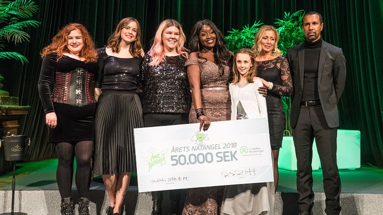 Årets Nätänglar 2018  - Female Legends, Lovette Jallow, Maya Runhagen och Eskilstuna-Kuriren