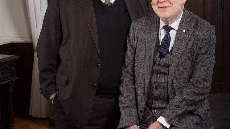 Jobst-Peter Gerlach-von Waldthausen mit Sohn Timor, der 2014 ins Unternehmen eintrat und seit 2018 an der Seite seines Vaters die Geschäfte bei Eduard Gerlach führt. Bild: GEHWOL.