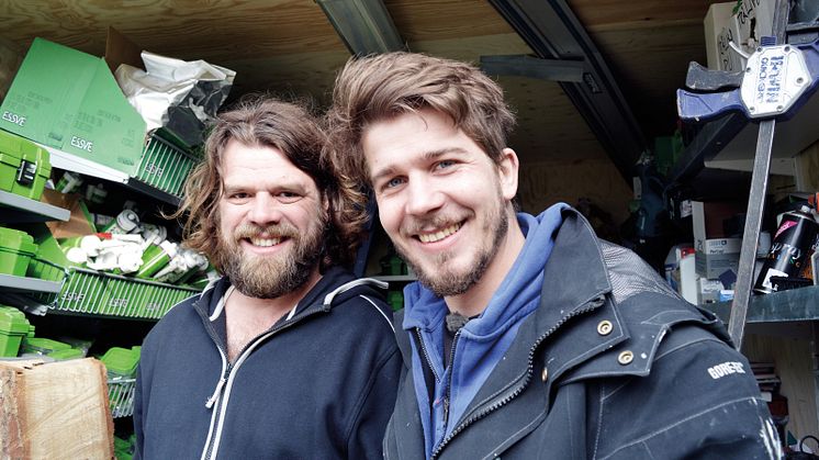 Pierre Starrin och Marcus Nylhén. Foto: Wilheim Winblad