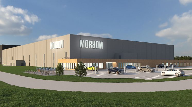 Morrow Batteries is building Battery Cell Factory 1, the first of four construction phases of their gigafactory in Arendal, on the "Battery Coast" of Norway