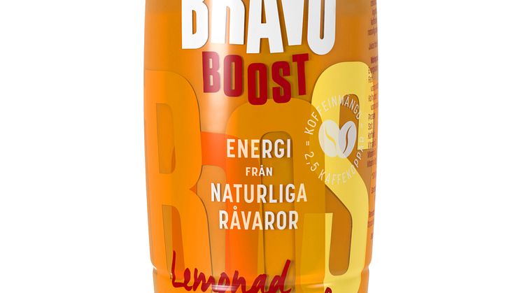 Bravo Boost 75 cl – Lemonad/Ingefära