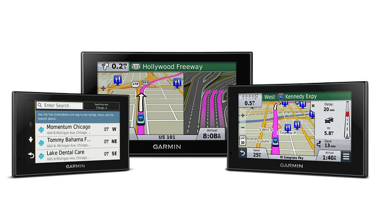Garmin® nüvi® Advanced – med Foresquare®,  Direct Access och skärm med multitouch 