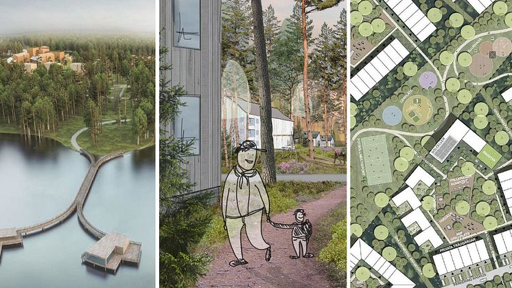 Tre arkitektförslag ska utvärderas i medborgardialogen.