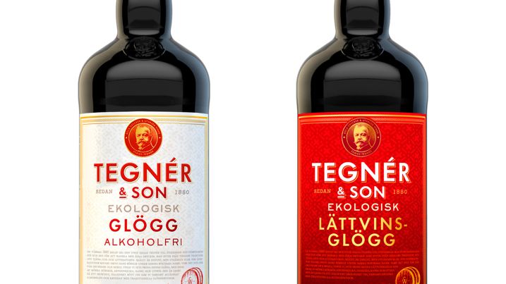 Tegnér och Son lanserar ekologisk lättvinsglögg och alkoholfri glögg