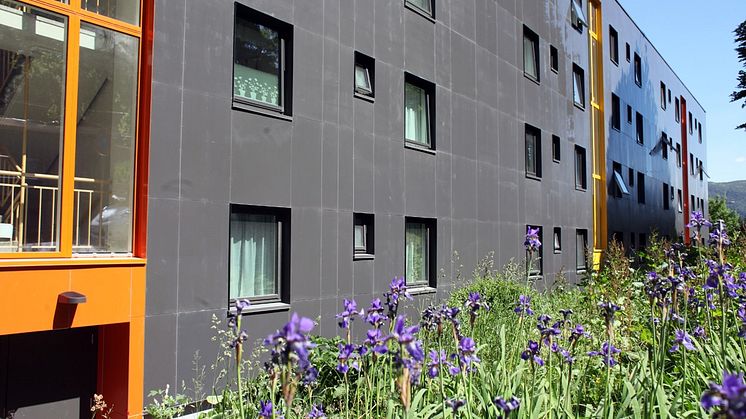 Solheimslien borettslag har brukt fasadeisoleringssystemet REDAir FLEX (foto: arkitektgruppen Cubus)