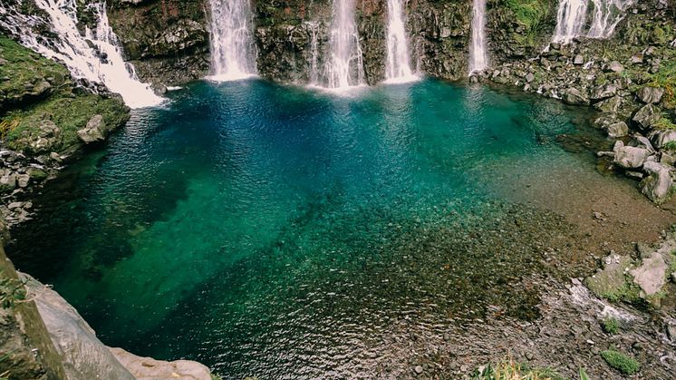 Mauritius systerö, La Reunion vulkaner och vandringsleder