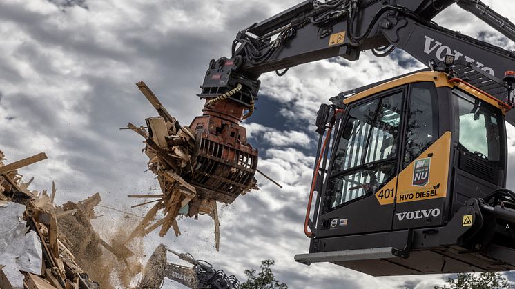 Volvo EC250E High & Wide i arbete