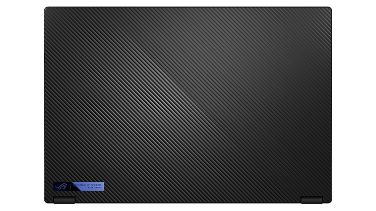 ROG Flow X16 from the top showing A part