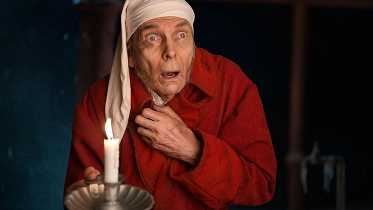 A Christmas Carol - den humoristiska och allvarliga sagan om den bittre Ebenezer Scrooge.