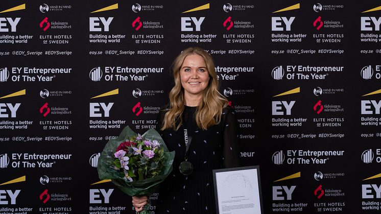 Petra Ringström utsågs till Årets kvinnliga stjärnskott av EY. 