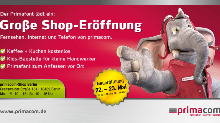 Große Shop-Eröffnung in Berlin