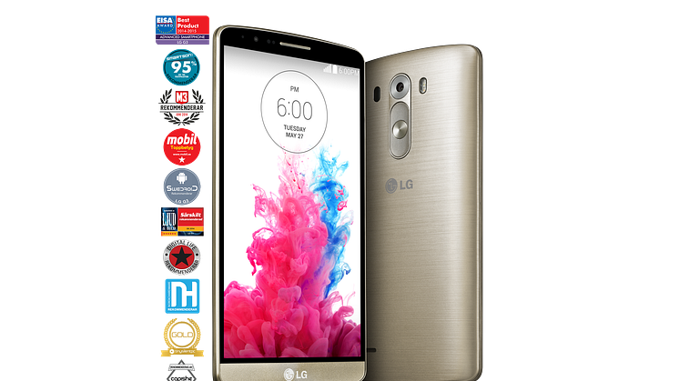 SUCCÉ FÖR LG G3 – TOPPBETYG FRÅN KONSUMENTER OCH PRESS